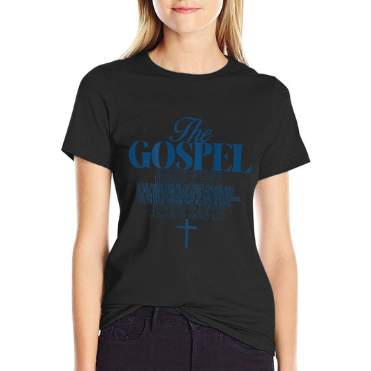 The Gospel Jesus Saves Christian Bible Verse  Vintage-inspired T-Shirt