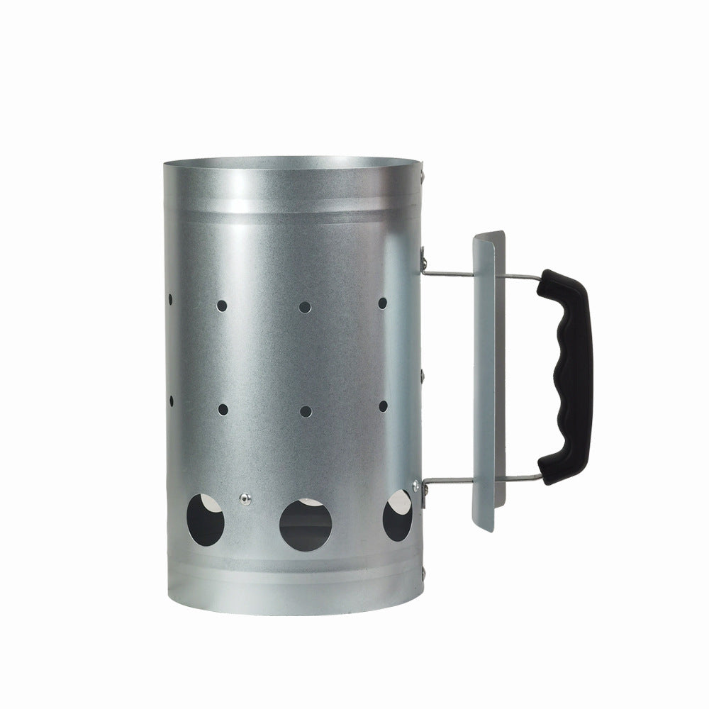 Ignition Barrel Charcoal Stove with Bamboo Burner