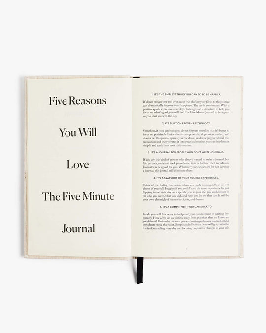 The Five Minute Journal 