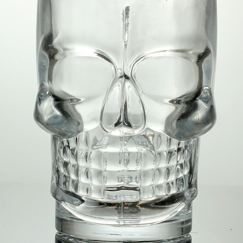 500ml Skull Face Glass Mug for Bar and KTV