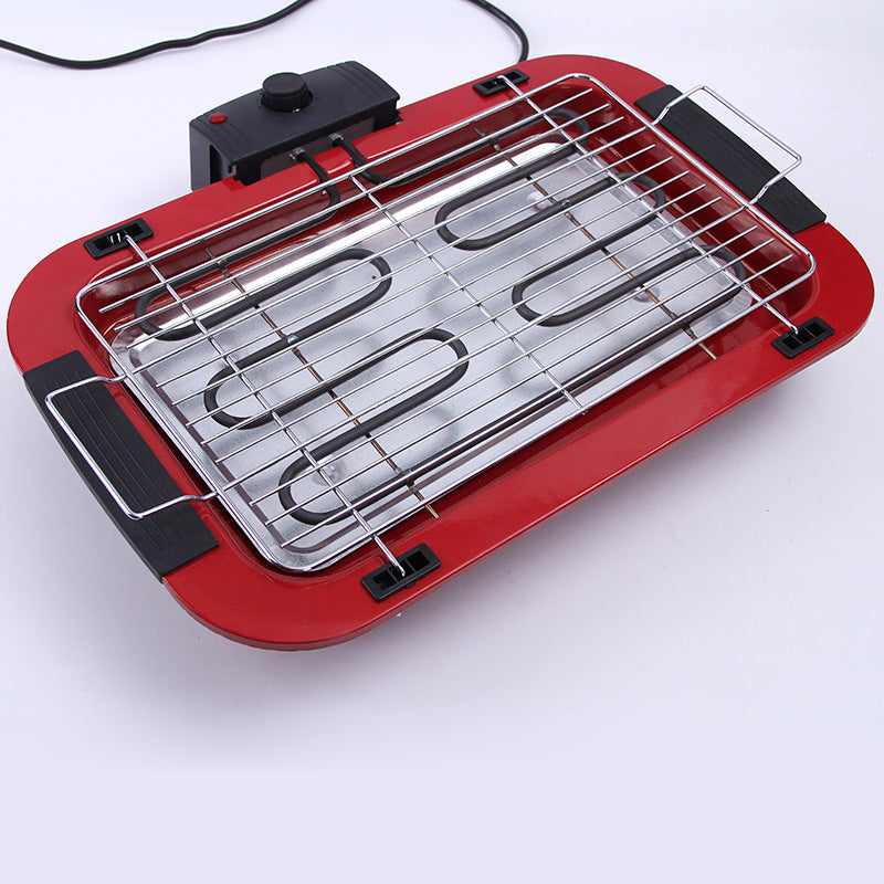 Square Smokeless Electric Grill with Temperature Control