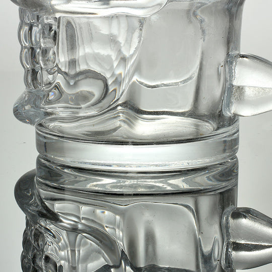 500ml Skull Face Glass Mug for Bar and KTV